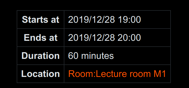 YubiKey Workshop Schedule